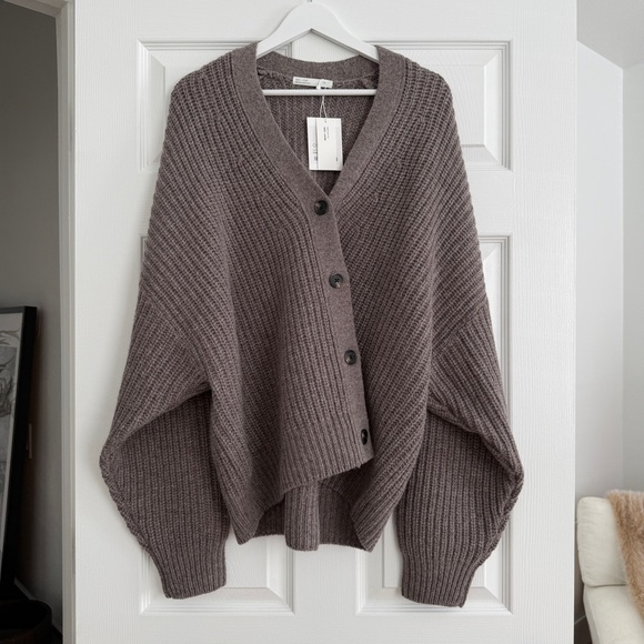 Oak + fort wool cardigan one size - Picture 3 of 4